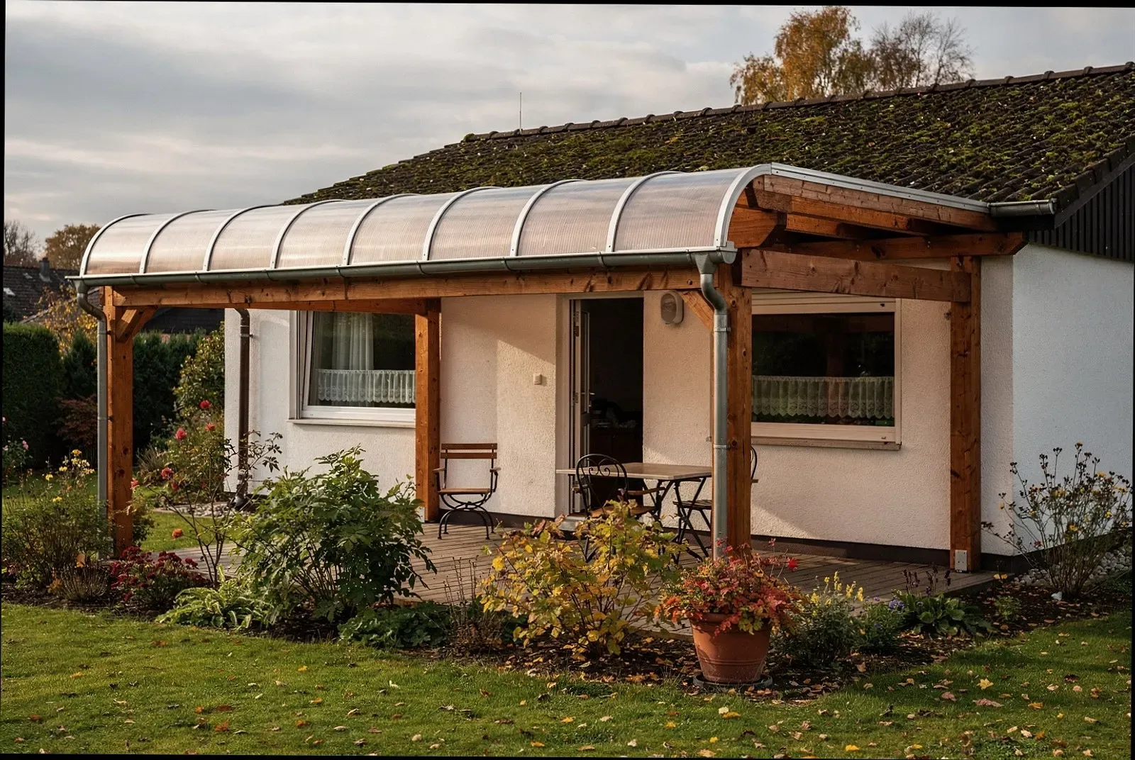 Alu-Terrassenüberdachung in Duisburg